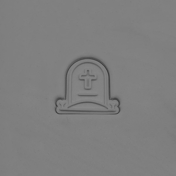 Grafsteen fondantstempel