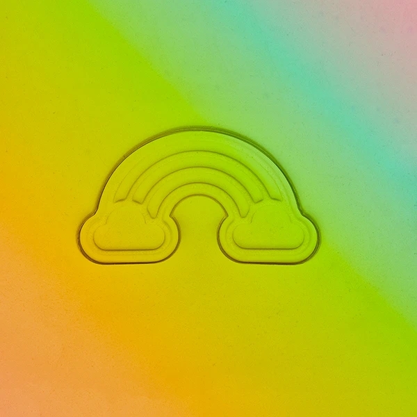 Regenboog koekstempel