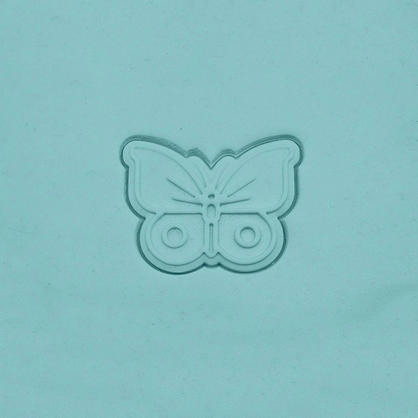 Vlinder fondantstempel embossed